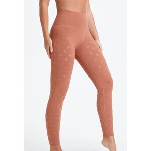 NEW Fabletics SculptKnit perforated High-Waisted 7/8‎ Leggings Size S